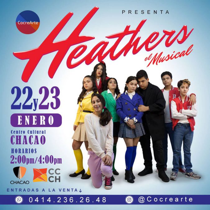 Llega «Heathers el Musical» al Centro Cultural Chacao