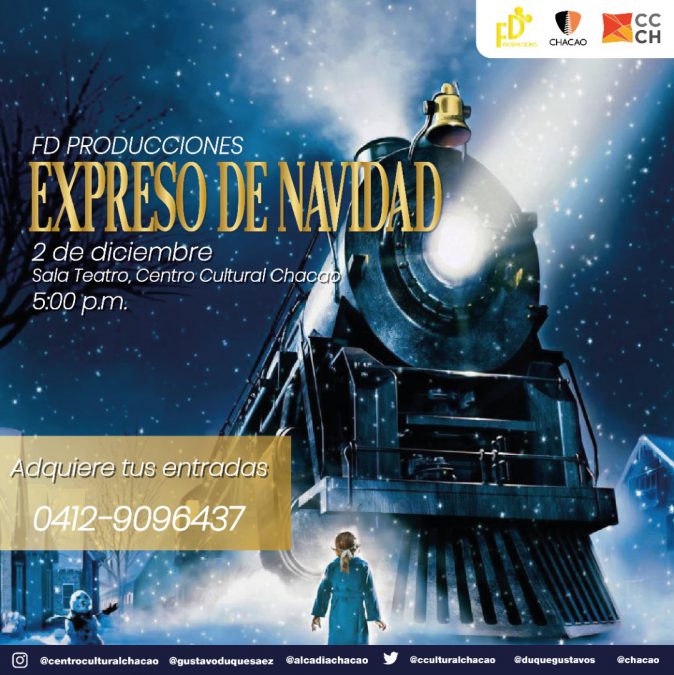 Regresa el Expreso de Navidad al Teatro Municipal de Chacao